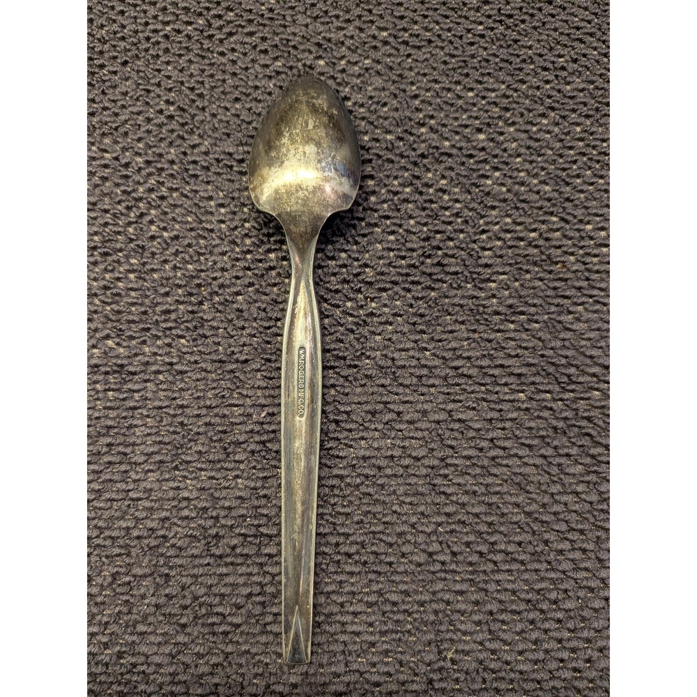Wm Rogers Mid-Century Modern Grapefruit Spoon, Serrated Citrus Tool‎